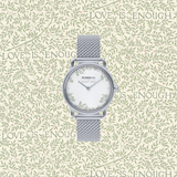 August Berg Morris & Co Love is Enough Silver Perlon 26mm
