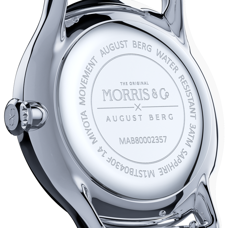 August Berg Morris & Co Strawberry Thief Silver Mesh 30mm