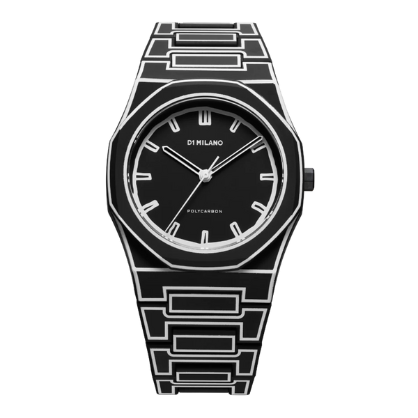 D1 MILANO PCBJ33 POLYCARBON 40.5MM - BLACK SKETCH