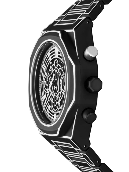 D1 MILANO PHBJ14 Black Sketch Polychrono 40.5 mm