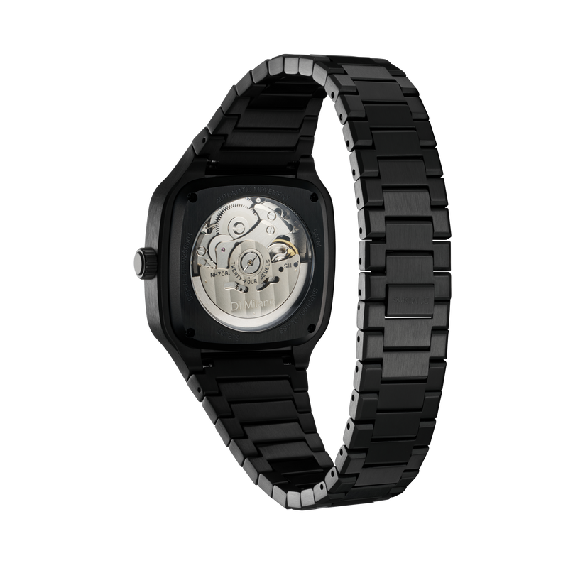 D1 MILANO SLBJ02 Soot Depth Square Bracelet 37 mm