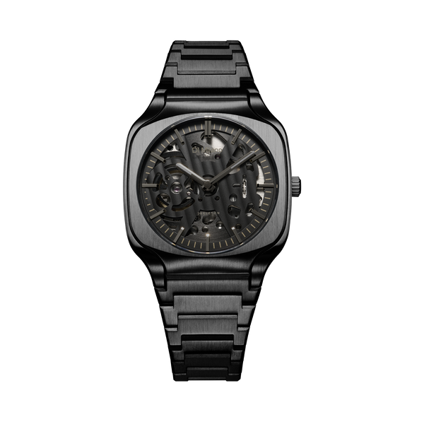 D1 MILANO SLBJ02 Soot Depth Square Bracelet 37 mm