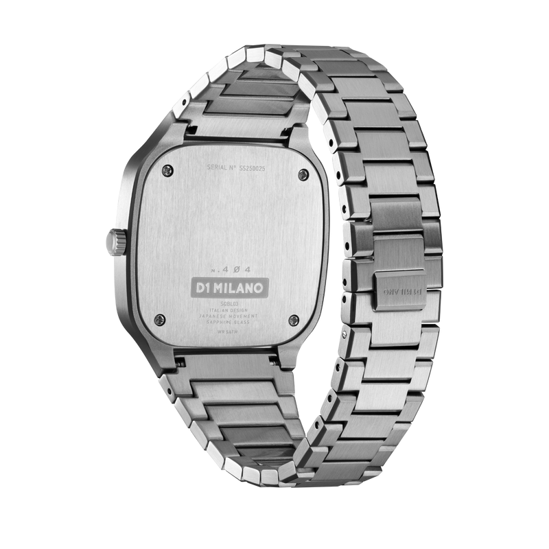 D1 MILANO SQBJ10 SQUARE BRACELET 37 MM - GREY FRAME