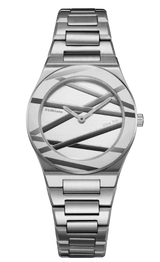 D1 MILANO UCBL04 Silver Inlay Ultra Thin Watch | 30mm
