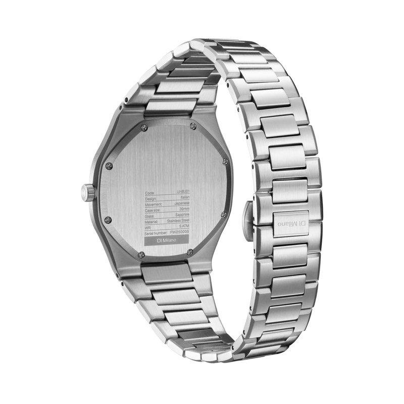 D1 MILANO UHBJ01 Groovy Black Ultra Thin 39 mm