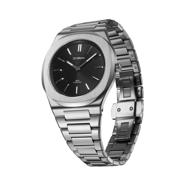 D1 MILANO UHBJ01 Groovy Black Ultra Thin 39 mm