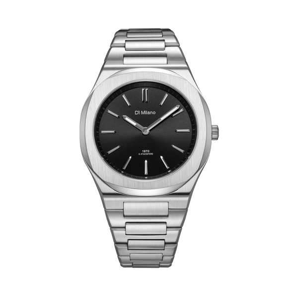 D1 MILANO UHBJ01 Groovy Black Ultra Thin 39 mm