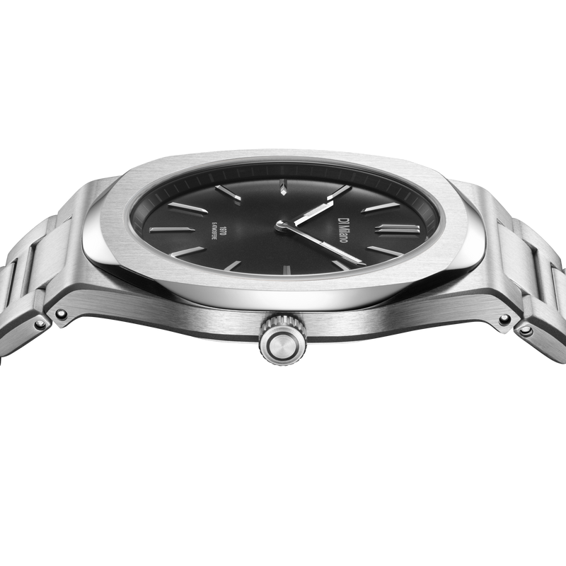 D1 MILANO UHBJ01 Groovy Black Ultra Thin 39 mm
