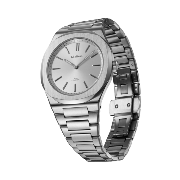 D1 MILANO UHBJ02 Groovy Silver Ultra Thin 39 mm