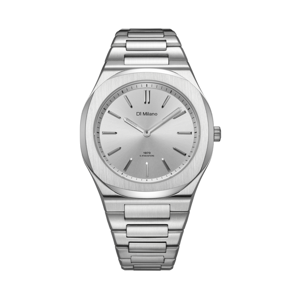 D1 MILANO UHBJ02 Groovy Silver Ultra Thin 39 mm