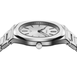 D1 MILANO UHBL01 Silver Mellow Ultra Thin 34 mm