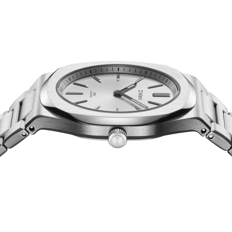 D1 MILANO UHBL01 Silver Mellow Ultra Thin 34 mm