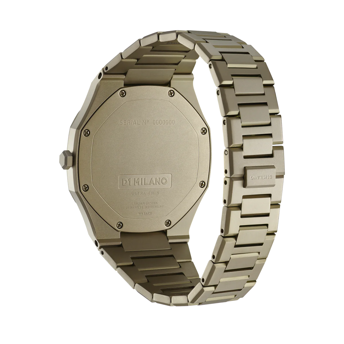 D1 MILANO UTBJ36 ULTRA THIN BRACELET 40 MM - DUSKY GREEN