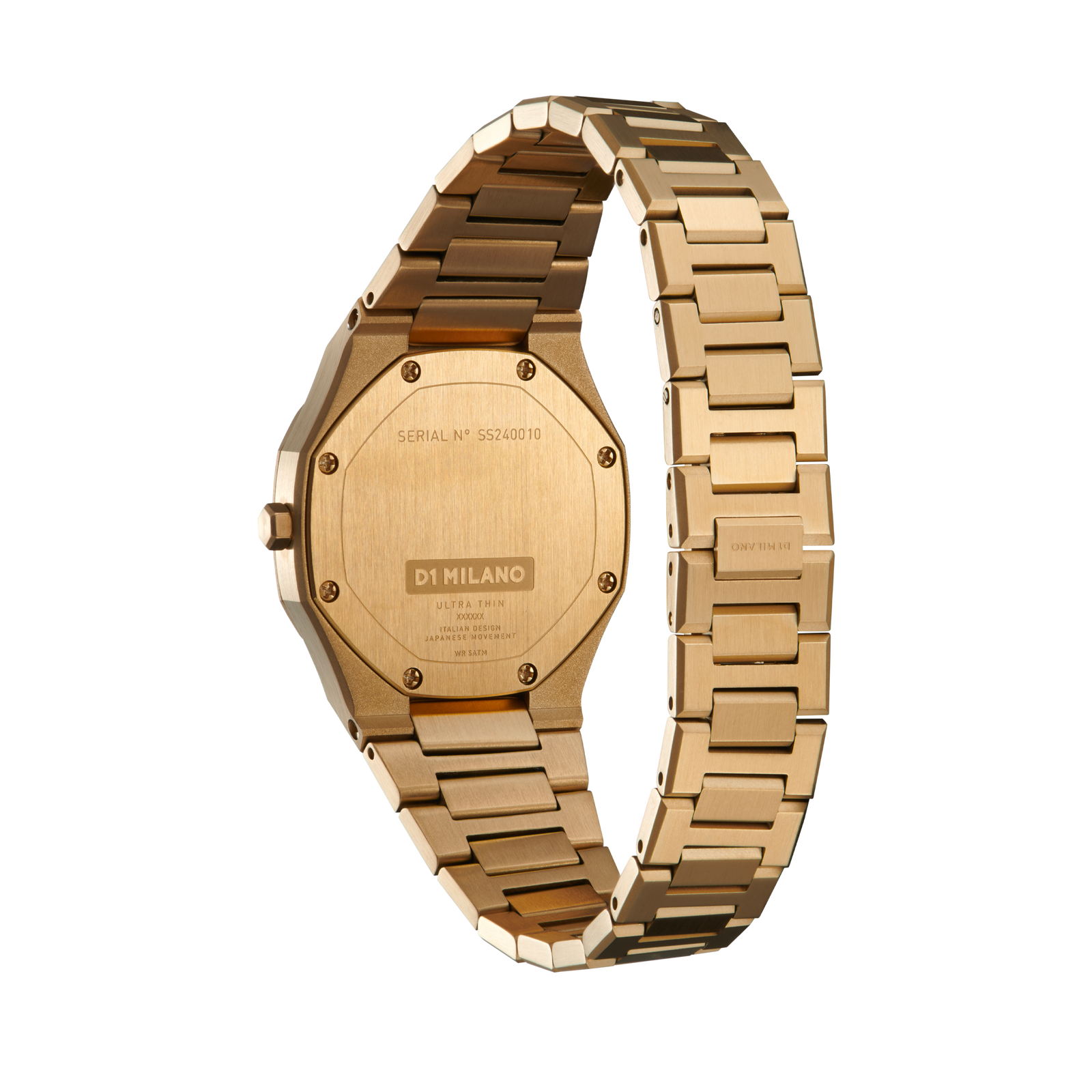 D1 MILANO UTBL31 ULTRA THIN BRACELET 30 MM - ZEPHYR GOLD