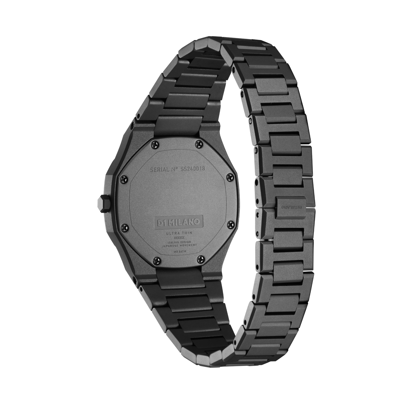 D1 MILANO UTBL32 ULTRA THIN BRACELET 30 MM - ULTIMATE GREY
