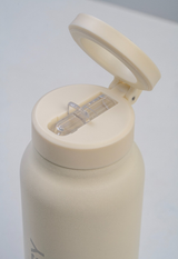Klassy Watch Water Bottle White