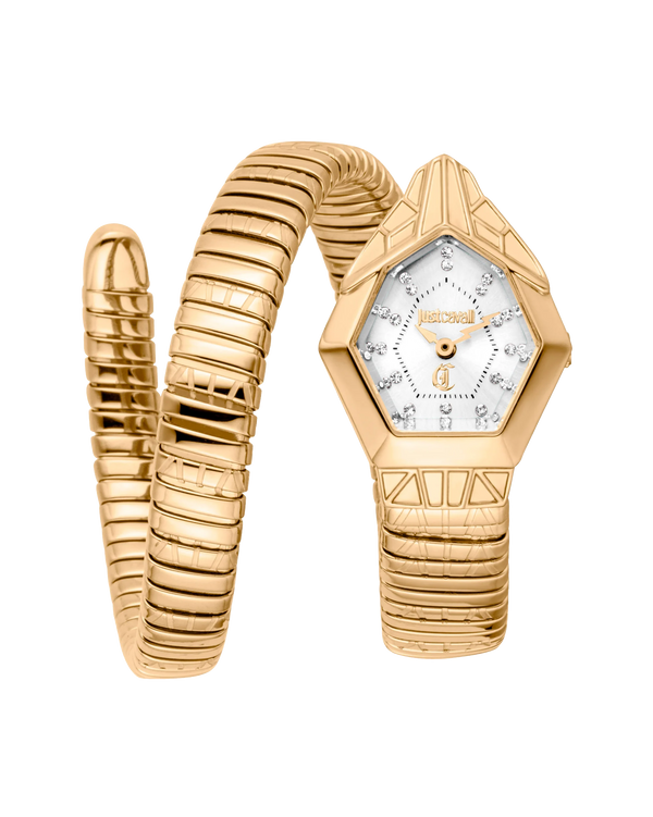 Just Cavalli Signature Snake Gemma - Rose Gold
