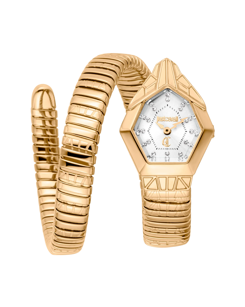 Just Cavalli Signature Snake Gemma - Rose Gold