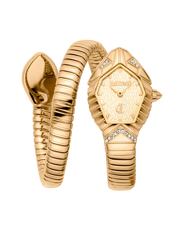 Just Cavalli Signature Snake Speranza - Yellow Gold Champagne