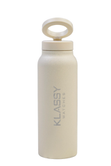 Klassy Watch Water Bottle White