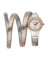 Just Cavalli Signature Snake Vita - Two Tones YG Silver