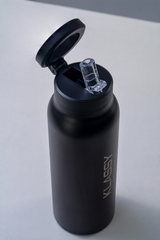 Klassy Watch Water Bottle Black