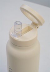 Klassy Watch Water Bottle White