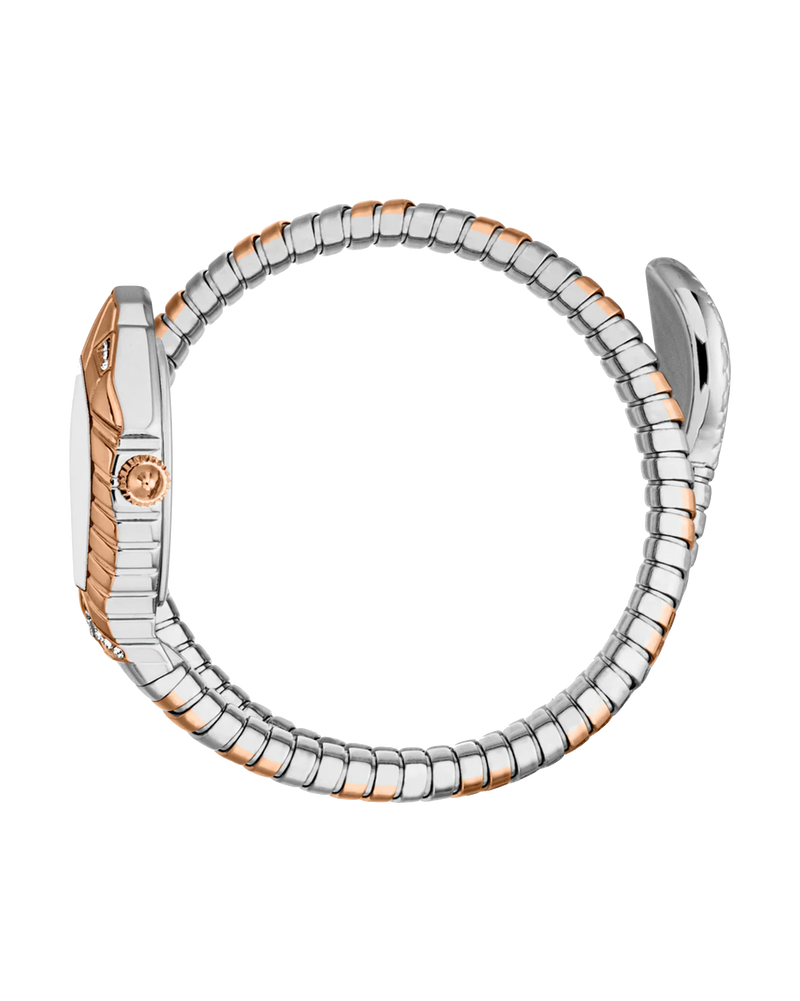 Just Cavalli Signature Snake Speranza - Silver Rose Gold