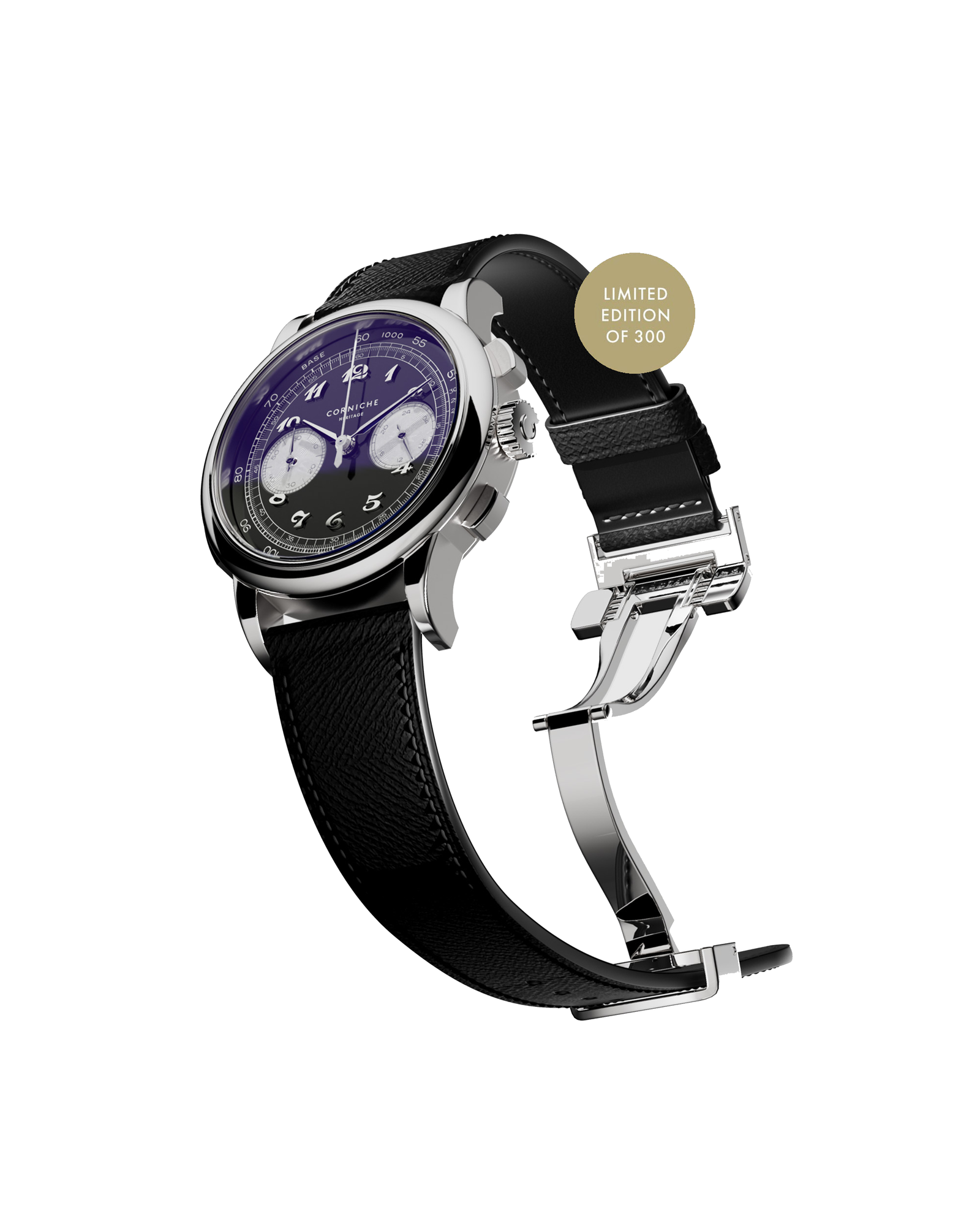 Corniche Heritage Chronograph Noir Blanc – Klassy Watches