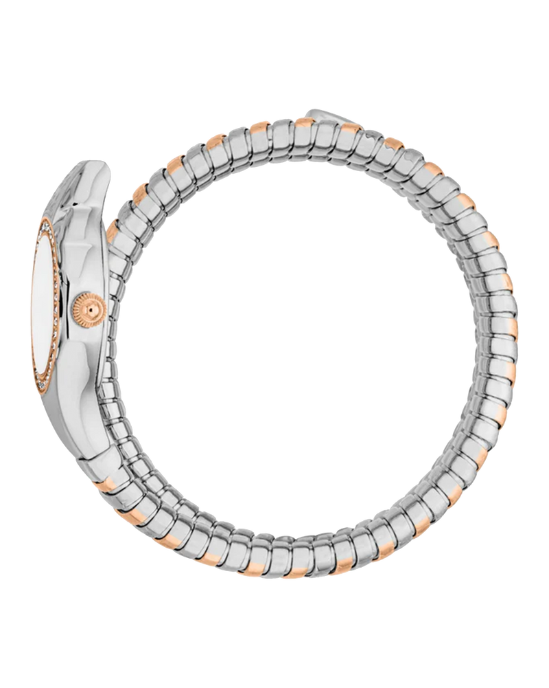 Just Cavalli Signature Snake Vita - Two Tones YG Silver