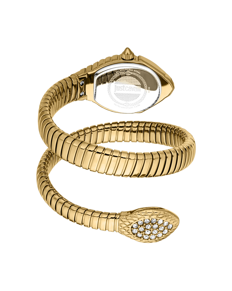 Just Cavalli Signature Snake Speranza - Yellow Gold Champagne