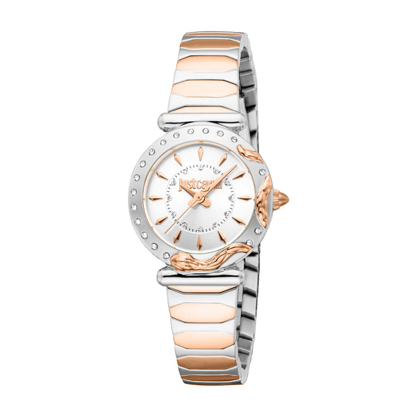 Just Cavalli Animalier Stella Snake - Two Tones Silver Rose Gold