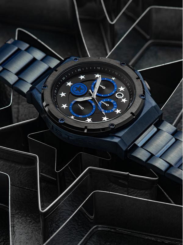 MSTR AM271MV MK4 Marvel Winter Soldier Blue Klassy Watches