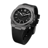 Zinvo Rival Gunmetal, Gunmetal watch for men, watch for men, Gunmetal Watch, men watch, Grow in The Dark Index and Hands Dial watch, Grow in The Dark Index and Hands Dial watch for men, Bracelet watch, Rubber Watch, Stainless Steel Strap, Premium silicone Strap, Black Rubber Strap.