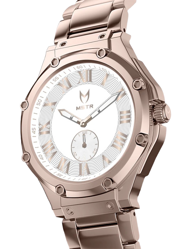 MSTR AU141SS Ambassador Ultra Slim White Rose Gold