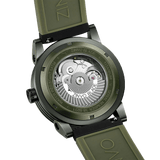 Zinvo Blade Titan, Black watch for men, watch for men, Black watch, men watch,  1-Second Spin Turbine Dial watch,  1-Second Spin Turbine Dial watch for men, Rubber watch, Premium silicone Strap.