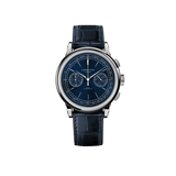Corniche Heritage Chronograph Stainless Steel with Blue Dial