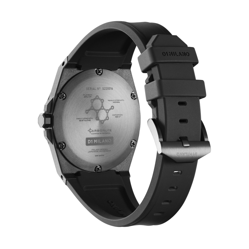 black watch for men, watch for men, black watch, men watch, black dial watch, black dial watch for men, D1 Milano