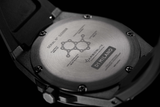 black watch for men, watch for men, black watch, men watch, black dial watch, black dial watch for men, D1 Milano