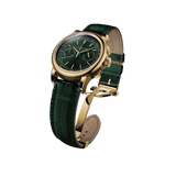 Corniche Heritage Chronograph Yellow Gold with Green Dial