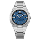 Zinvo Rival Marine, Silver watch for men, watch for men, Silver Watch, men watch, Grow in The Dark Index and Hands Dial watch, Grow in The Dark Index and Hands Dial watch for men, Bracelet watch, Rubber Watch, Stainless Steel Strap, Premium silicone Strap, Blue Rubber Strap.