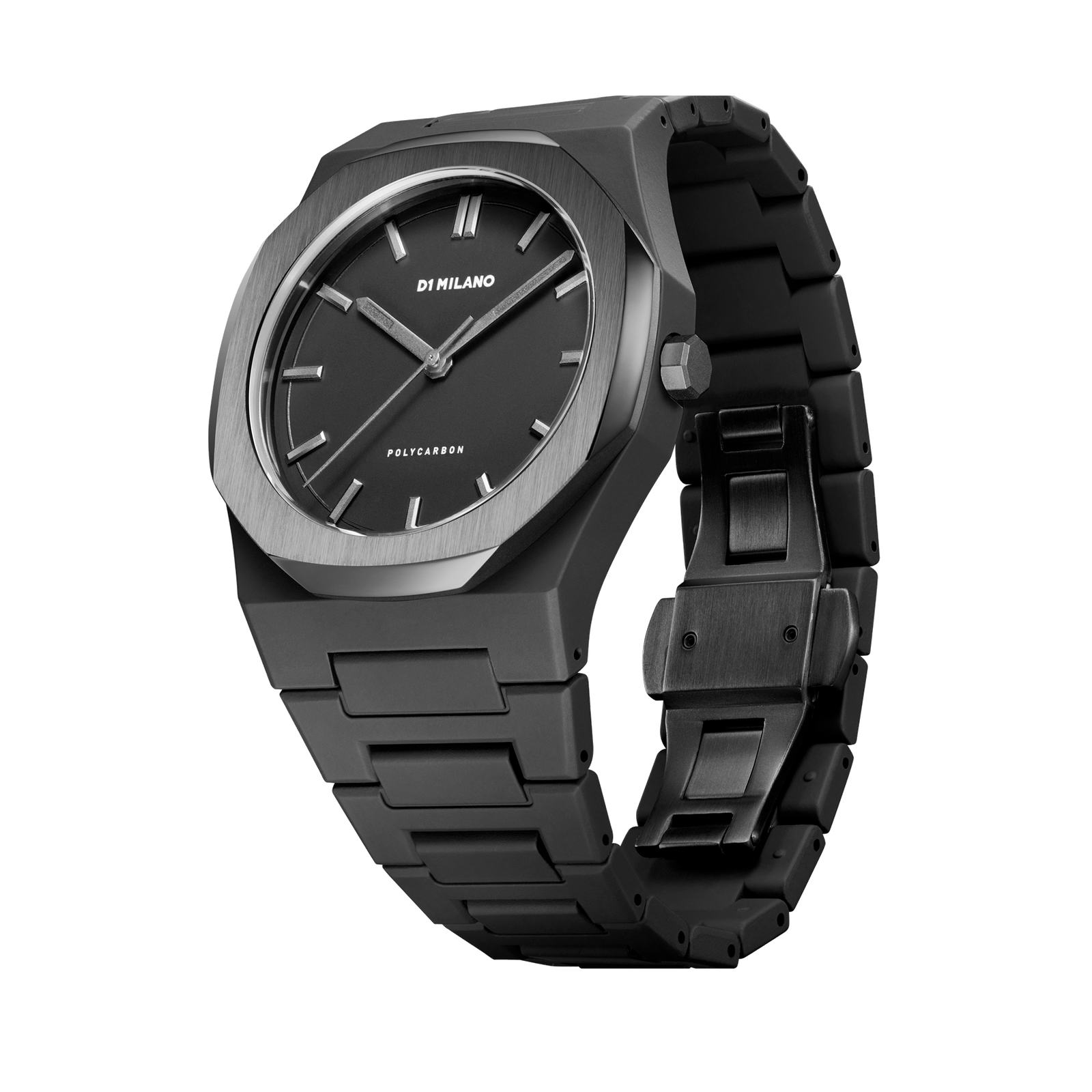 新品同様 D1 MILANO Polycarbonate PCBJ10 D1 Milano Polycarbon Shadow PCBJ10- quartz watches elegant