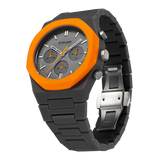 D1 MILANO PHBJ01 POLYCHRONO 40.5MM - ORANGE BLAST