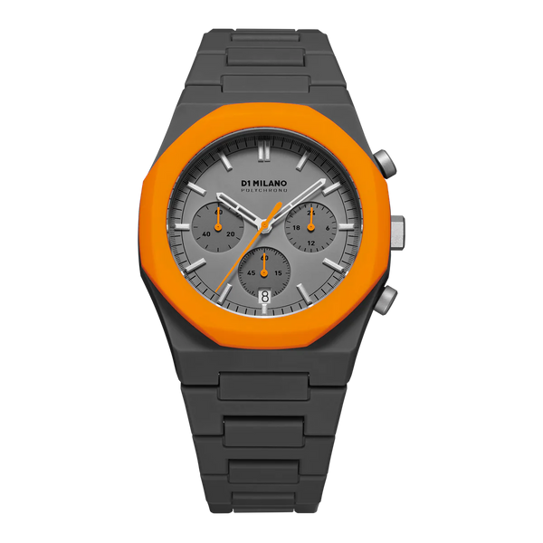 D1 MILANO PHBJ01 POLYCHRONO 40.5MM ORANGE BLAST Klassy Watches