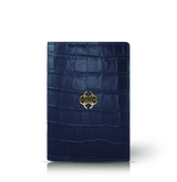 GC Passport Holder Croco Embossed Leather