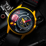 Electricianz The Ammeter Black Leather Nato 45mm