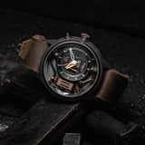 Electricianz The Moka Z Brown Leather Nato 45mm
