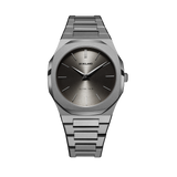 D1 MILANO UTBJ22 Antracite Ultra Thin, Gunmetal watch for men, watch for men, Gunmetal watch, men watch, Gunmetal dial watch, Gunmetal dial watch for men, Bracelet watch, Stainless Steel strap.