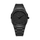 D1 MILANO UTBJSH Ultra Thin, Black watch for men, watch for men, Black watch, men watch, Black dial watch, Black dial watch for men, Bracelet watch, Stainless Steel strap.
