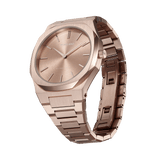 D1 MILANO UTBL04 Mulberry Ultra Thin, Rose Gold watch for women, watch for women, Rose Gold watch, women watch, Rose Gold dial watch, Rose Gold dial watch for women, Bracelet watch, Stainless Steel strap.